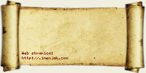 Anđela Kojo vizit kartica